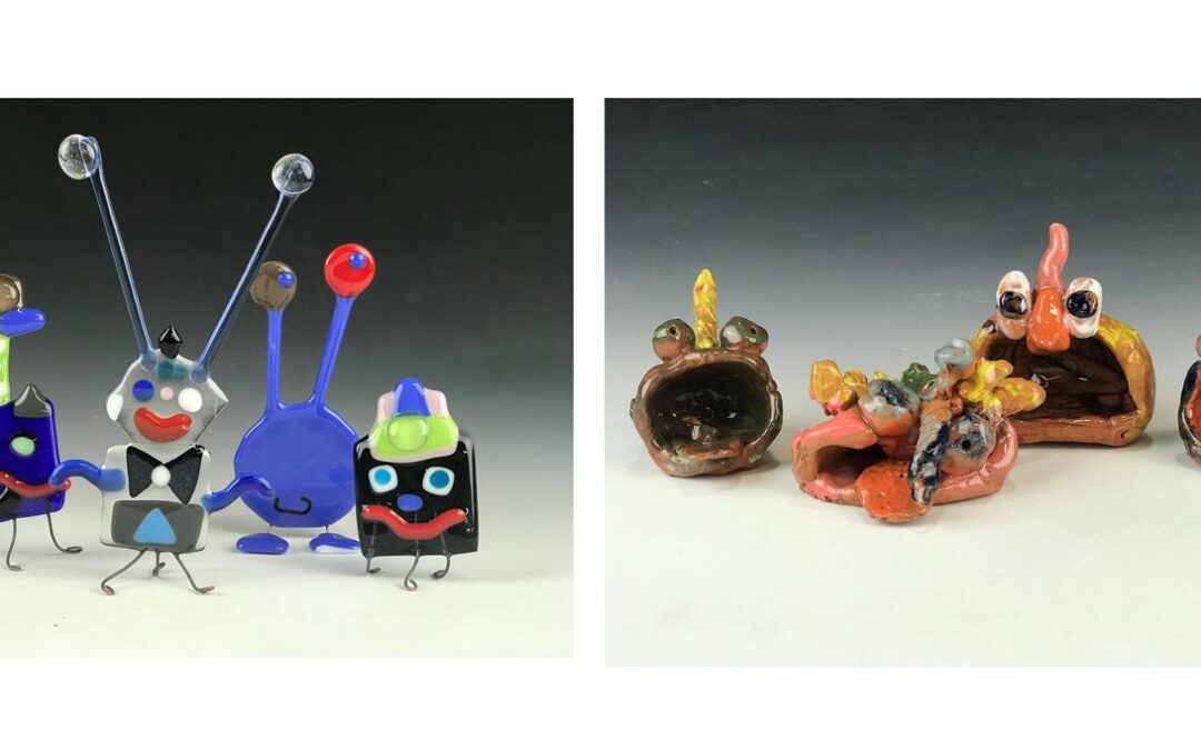 Studio Experience: Glass Aliens and Pinch Pot Monsters
