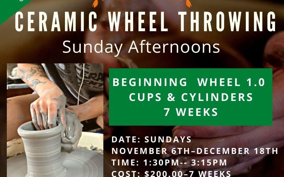 November & December Beginning Wheel 1.0: Trimming & Bowls (Sundays)–SOLD OUT