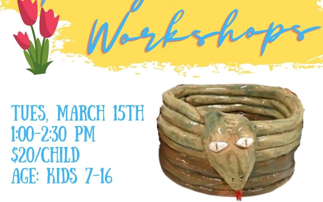 Spring Break Workshop: Snake Coil Pot–SOLD OUT