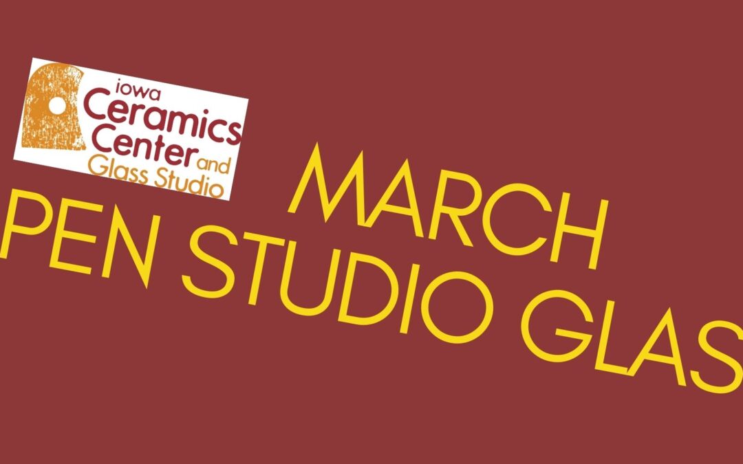 March Open Studio, Glass 4 weeks
