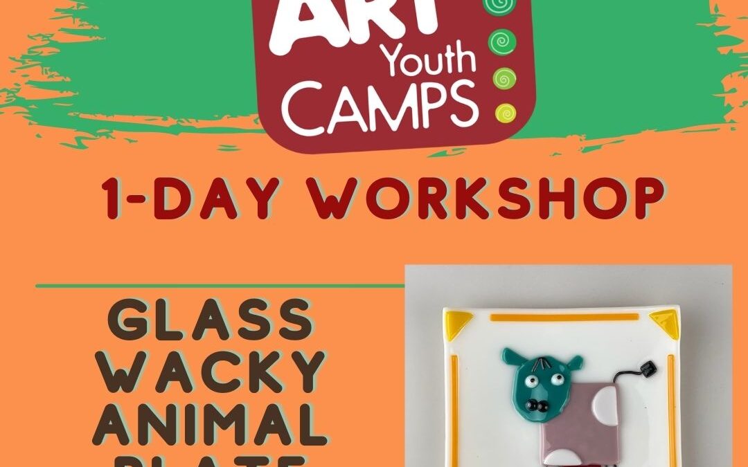 Summer 1-day Workshop: Glass Wacky Animal Plate (4P1TG)