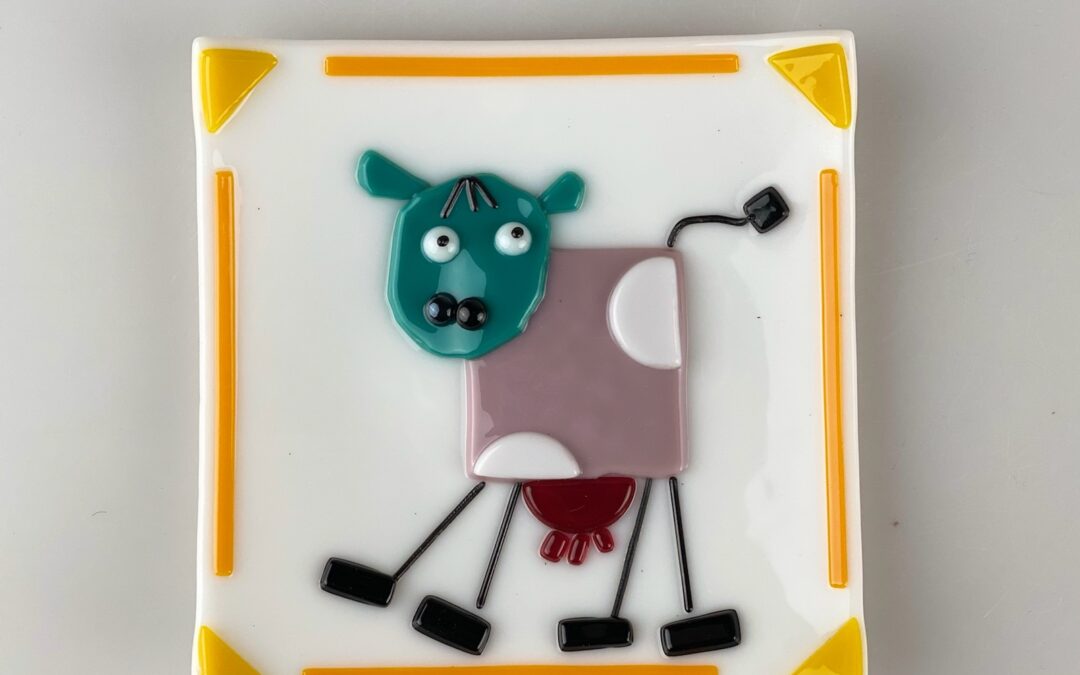 Glass Wacky Animal Plate Summer Workshop (8A1GF)–SOLD OUT