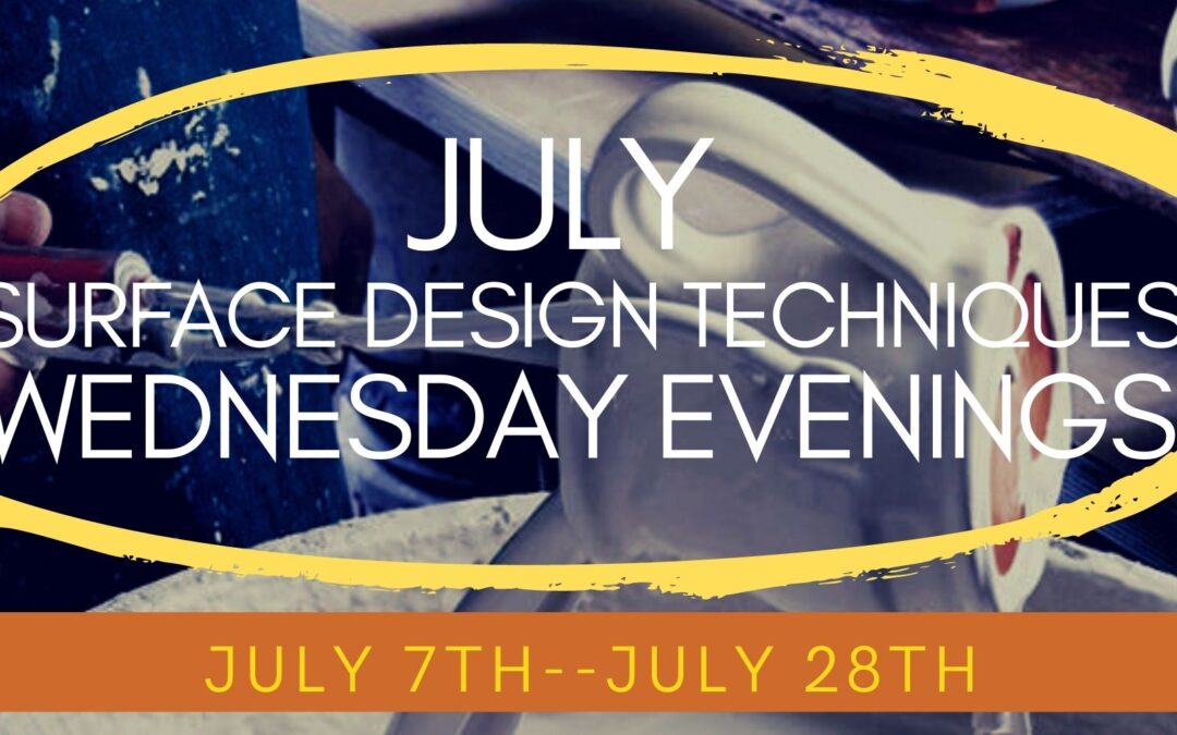 July Surface Design Techniques