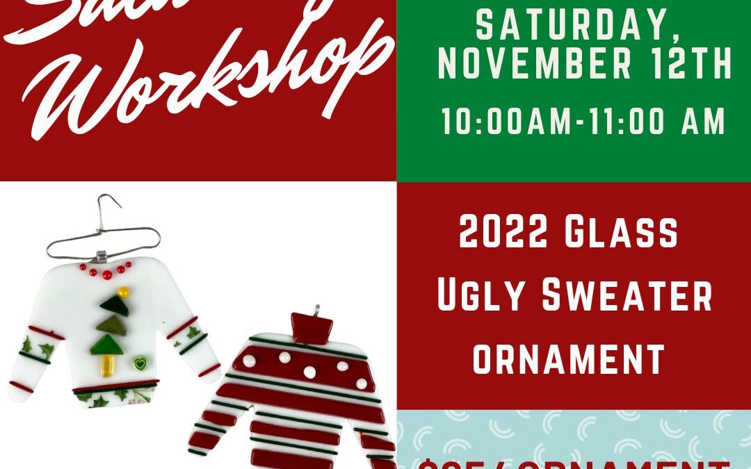 Glass Ugly Sweater Ornament Session 1