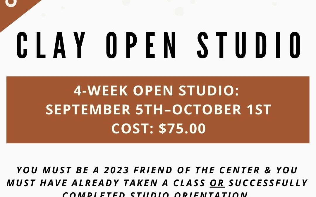 September Clay Open Studio