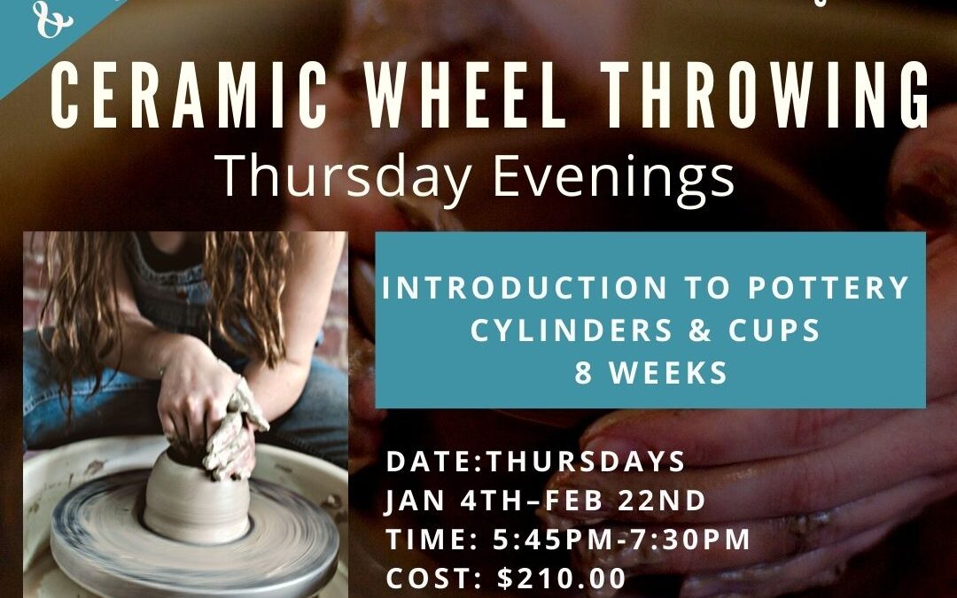 Introduction to Pottery: Cylinders & Cups: Thursday Evenings–SOLD OUT
