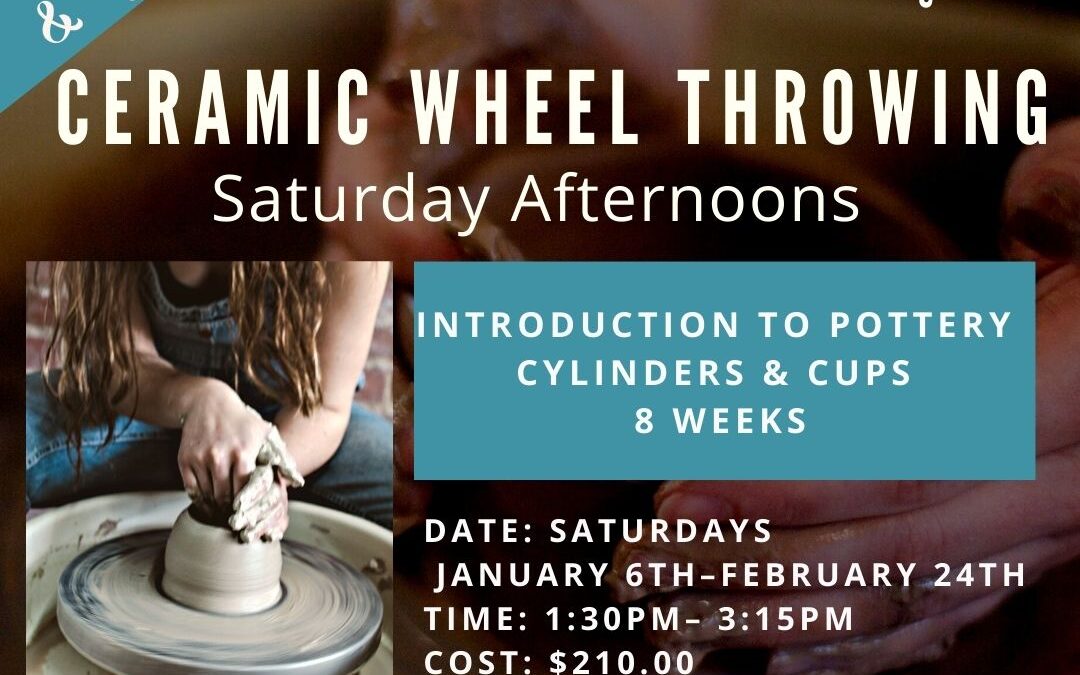 Introduction to Pottery: Cylinders & Cups: Saturday Afternoons–SOLD OUT