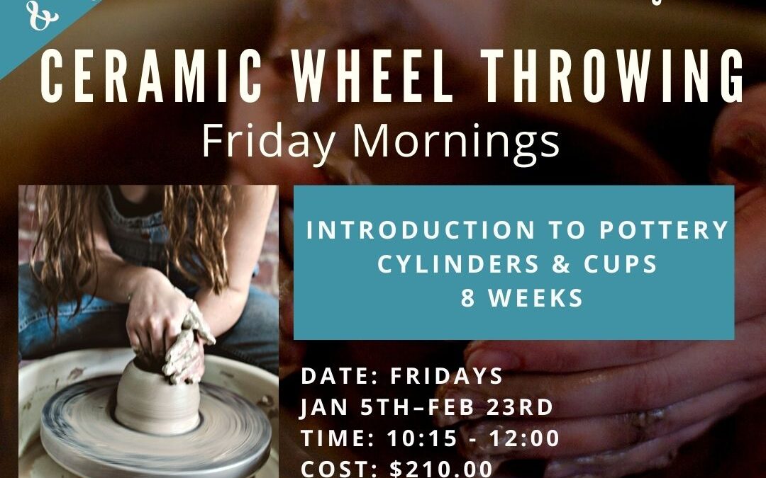 Introduction to Pottery: Cylinders & Cups: Friday Mornings–SOLD OUT