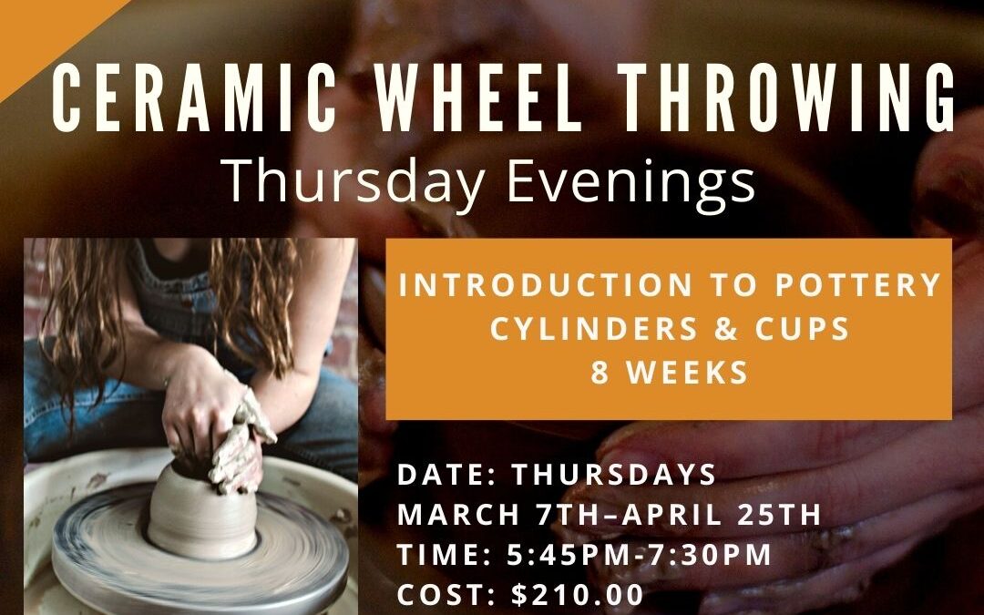 Introduction to Pottery: Cylinders & Cups: Thursday Evenings–SOLD OUT
