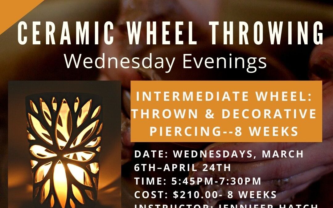 Intermediate Wheel: Thrown and Decorative Piercing Techniques–SOLD OUT