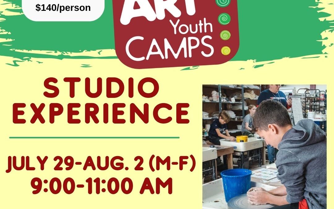 Summer Studio Experience Camp – 5 Days (8A5)