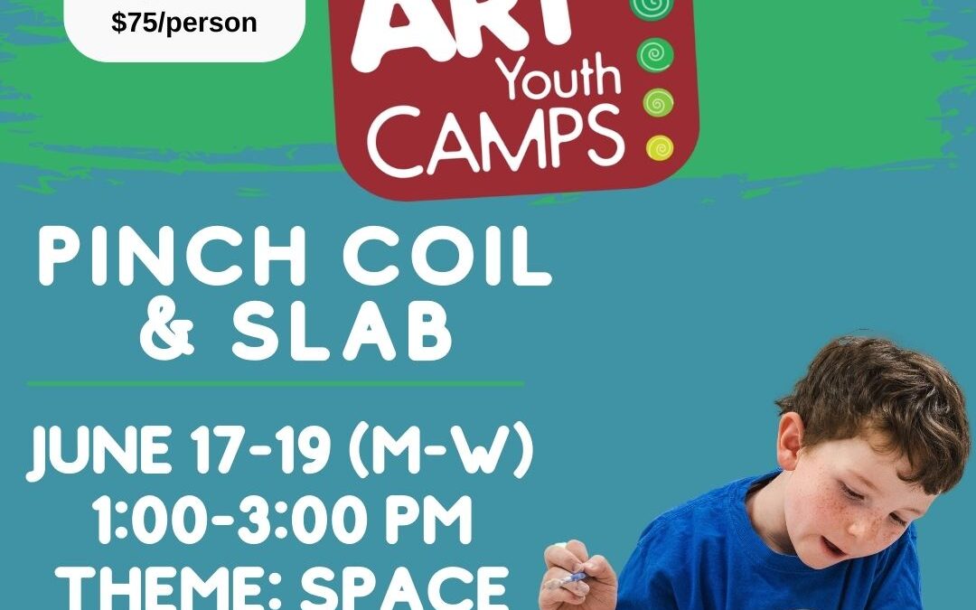 Summer Pinch Coil & Slab Camp – 3 Days (2P3)
