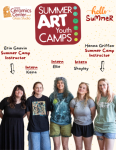 Summer Youth Art Camps - Iowa Ceramics Center and Glass Studio